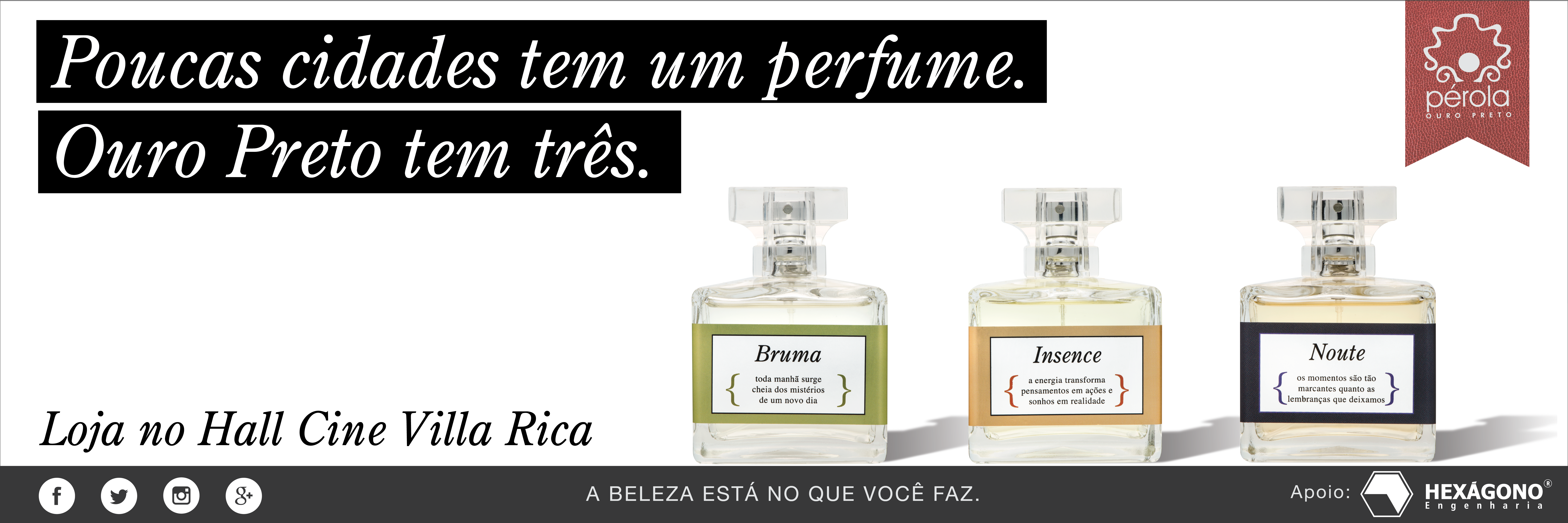 Perfumes Pérola Ouro Preto